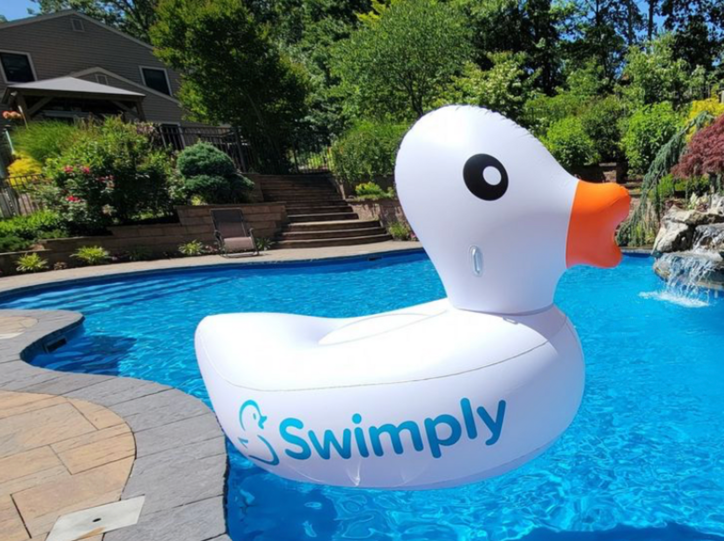 Large Swimply Inflatable Duck